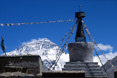 Mt Everest 29 mit Stupa